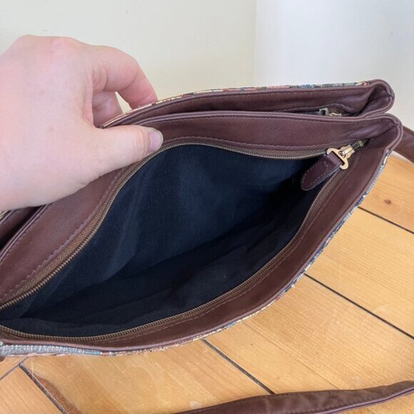 SAS Texas Tapestry Organizer Purse Shoulder Bag Amarillo El Paso Vintage Y2K - Picture 13 of 14